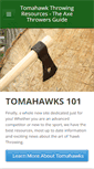 Mobile Screenshot of hawkthrowing.com