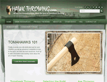 Tablet Screenshot of hawkthrowing.com